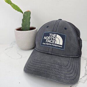 The North Face | Gorpcore navy blue adjustable trucker hat | unisex